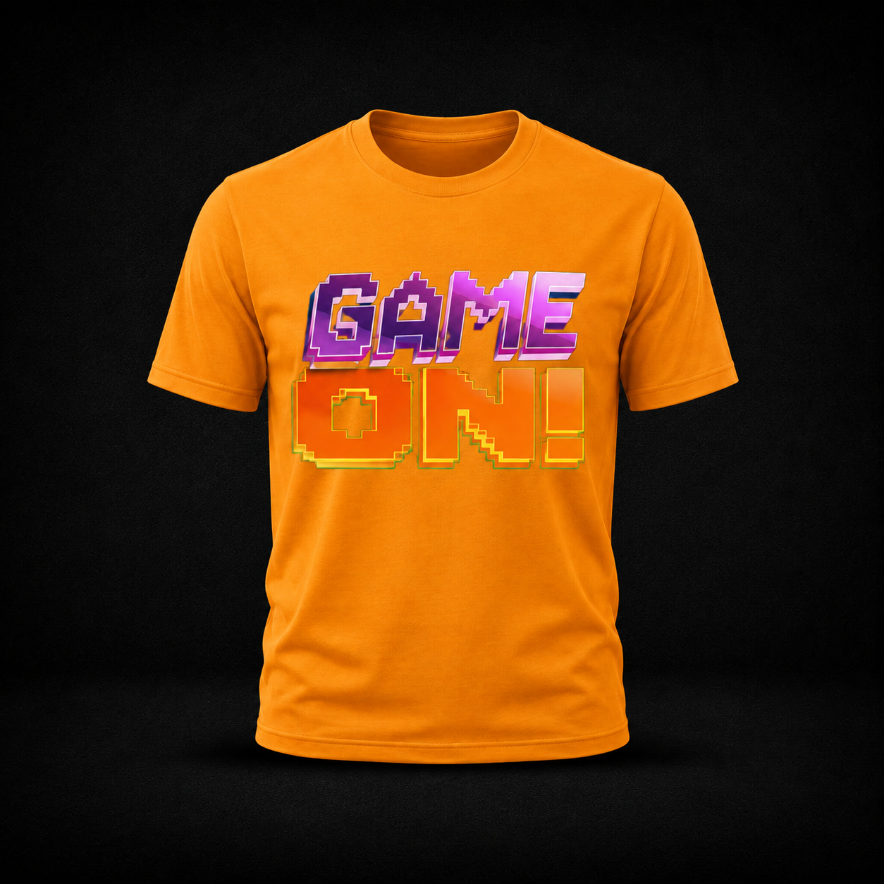 'Game On' T-shirt - Gold - Staff