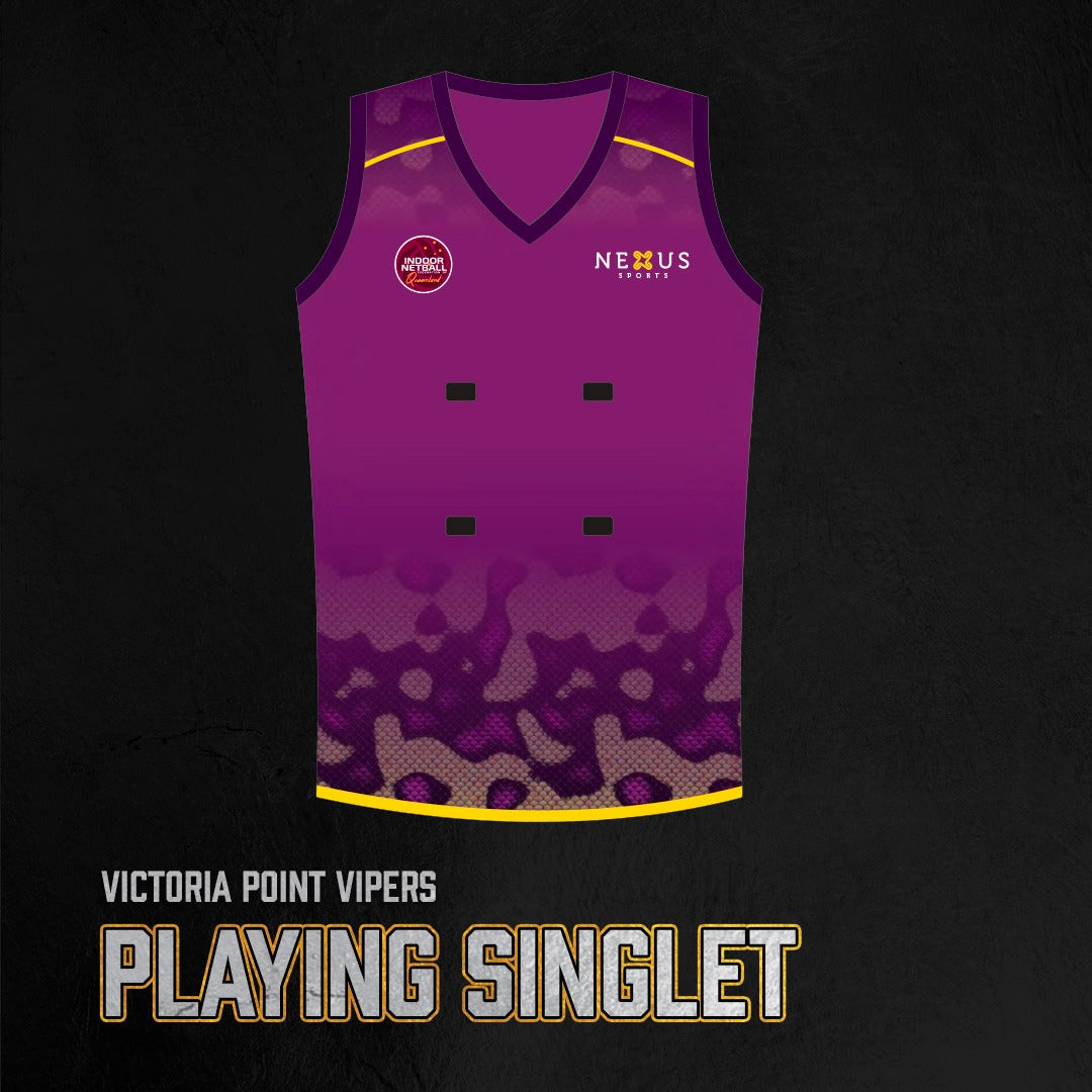 Vipers Netball Playing Singlet