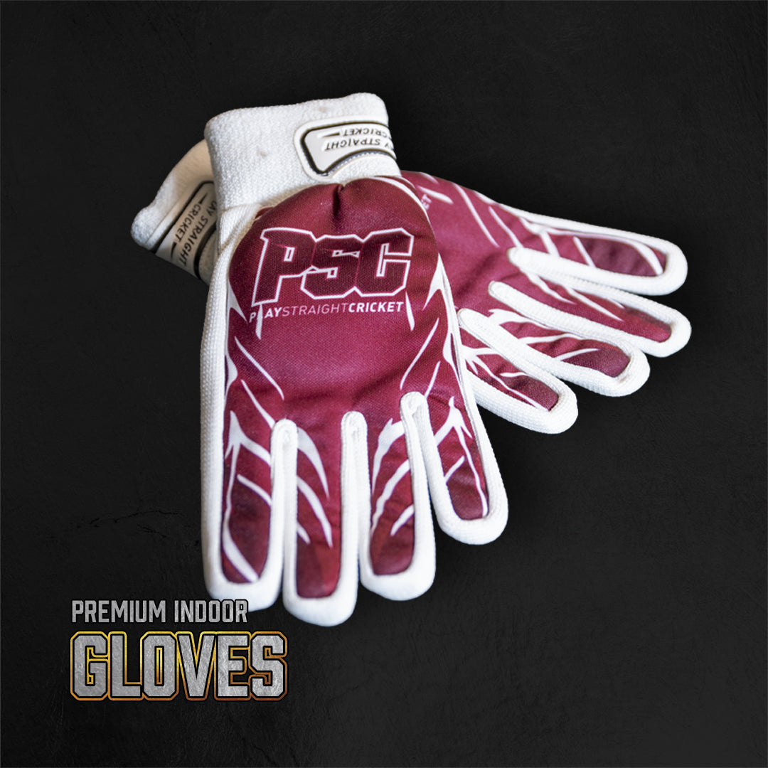 Indoor Cricket Gloves - Premium